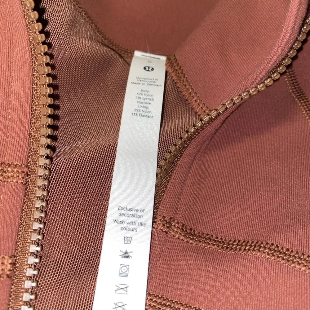 Lululemon Define Jacket Women’s Size 6 Brown - Picture 5 of 13
